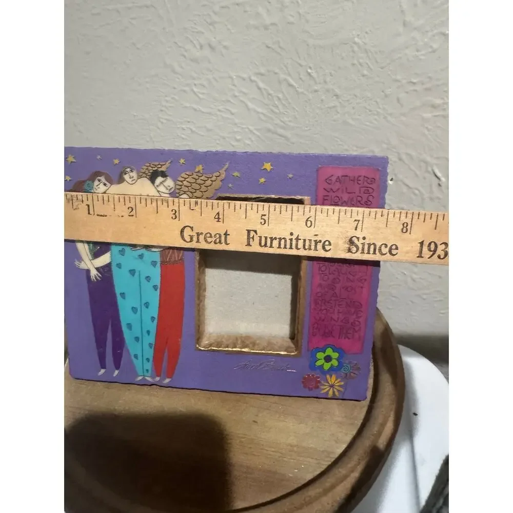 Laurel Burch Gather Wildflowers Angel Resin Frame